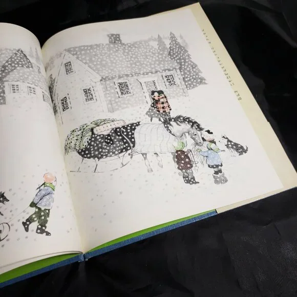 RVHTF EUC 70's Vintage / 1978 Hardcover "Stopping by Woods on a Snowy Evening" - Picture 8 of 15